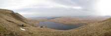 SX13010-13015 Wouko and tent at Llyn y Fan Fawr lake.jpg